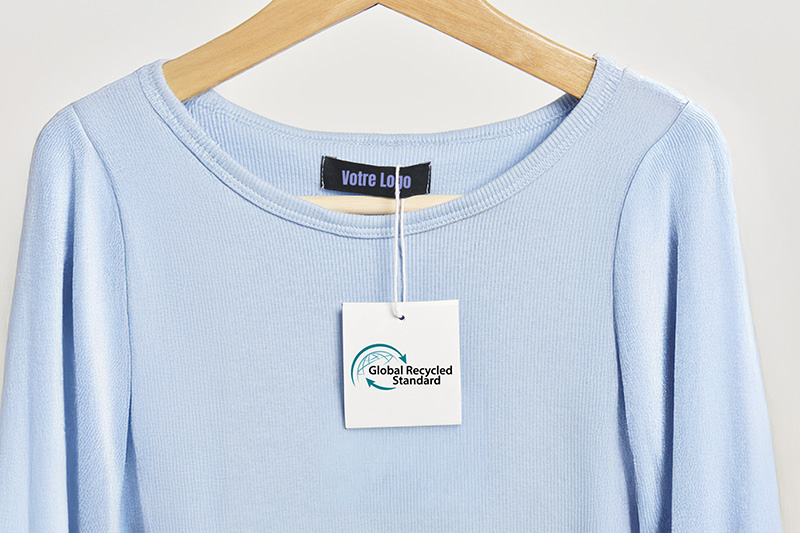 label GRS textile